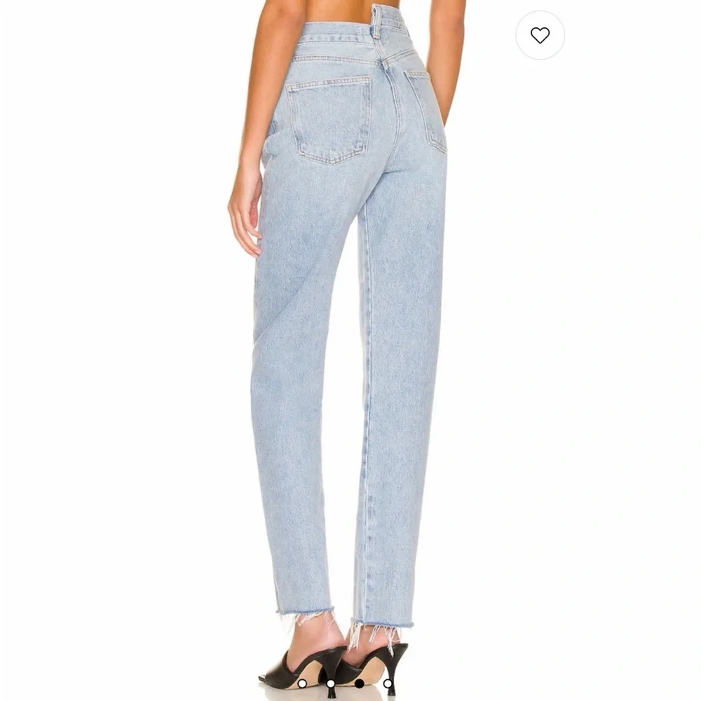 AGOLDE Criss Cross Straight Denim Jeans, Dimension, 26 - Picture 2 of 14